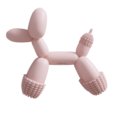 Balloon Dog Toy — Blush