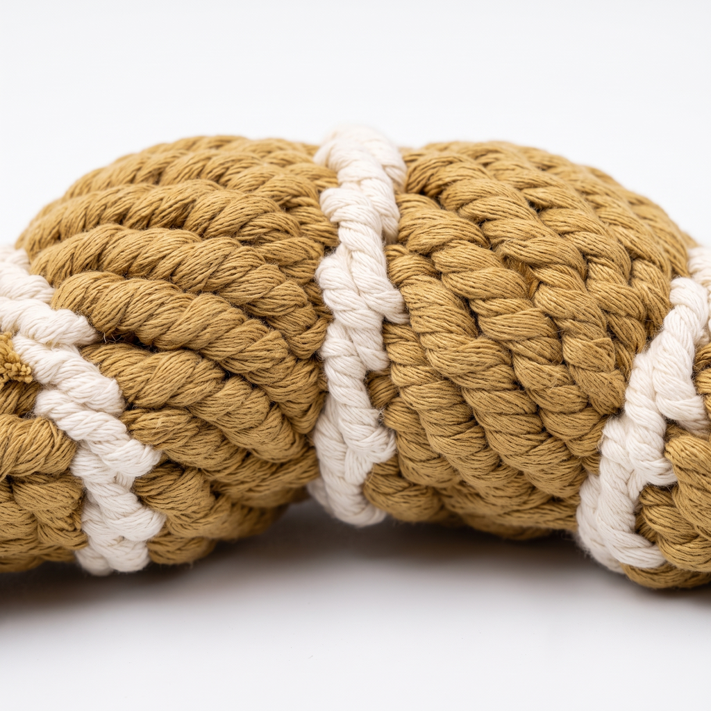 Handcrafted Croissant Pet Toy