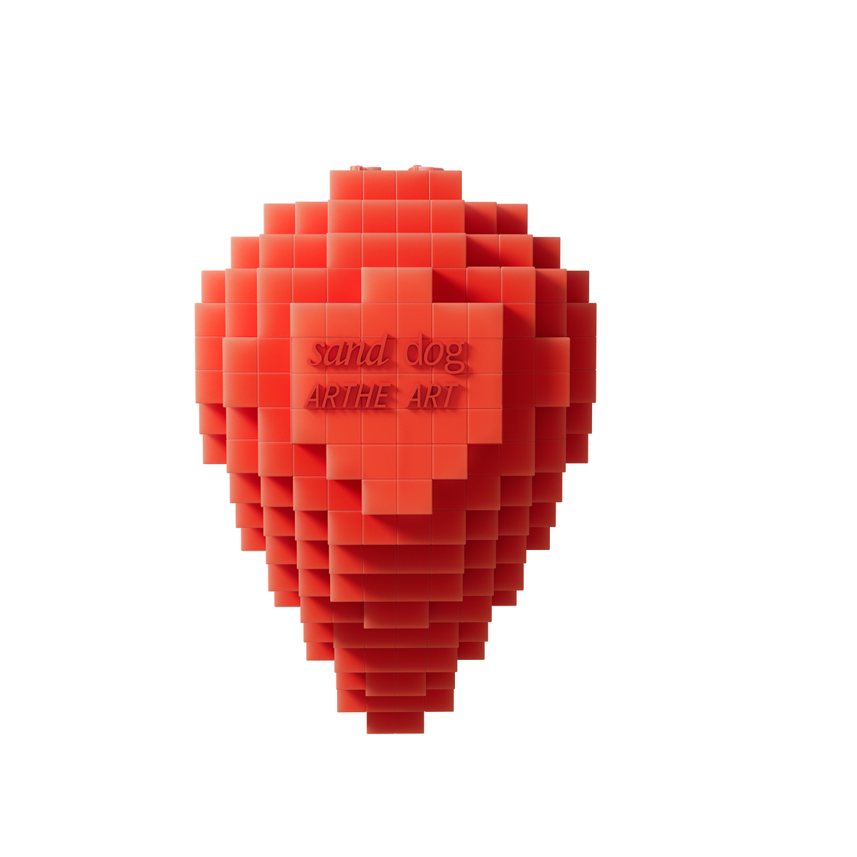 Heart Chew Toy — Red