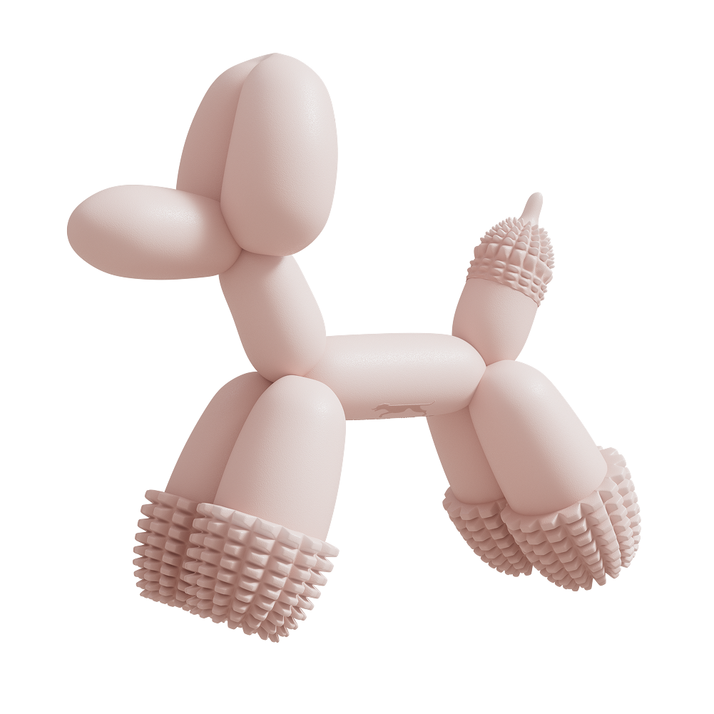 Balloon Dog Toy — Blush