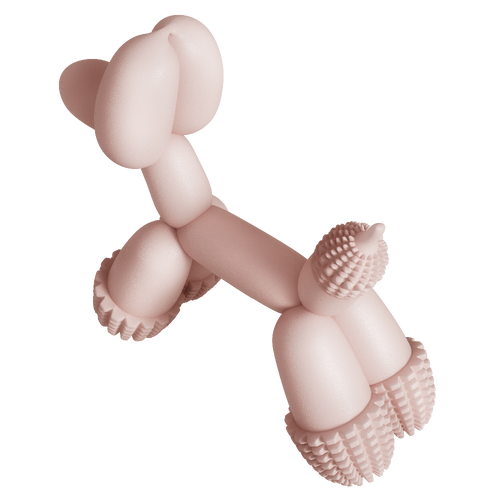Balloon Dog Toy — Blush
