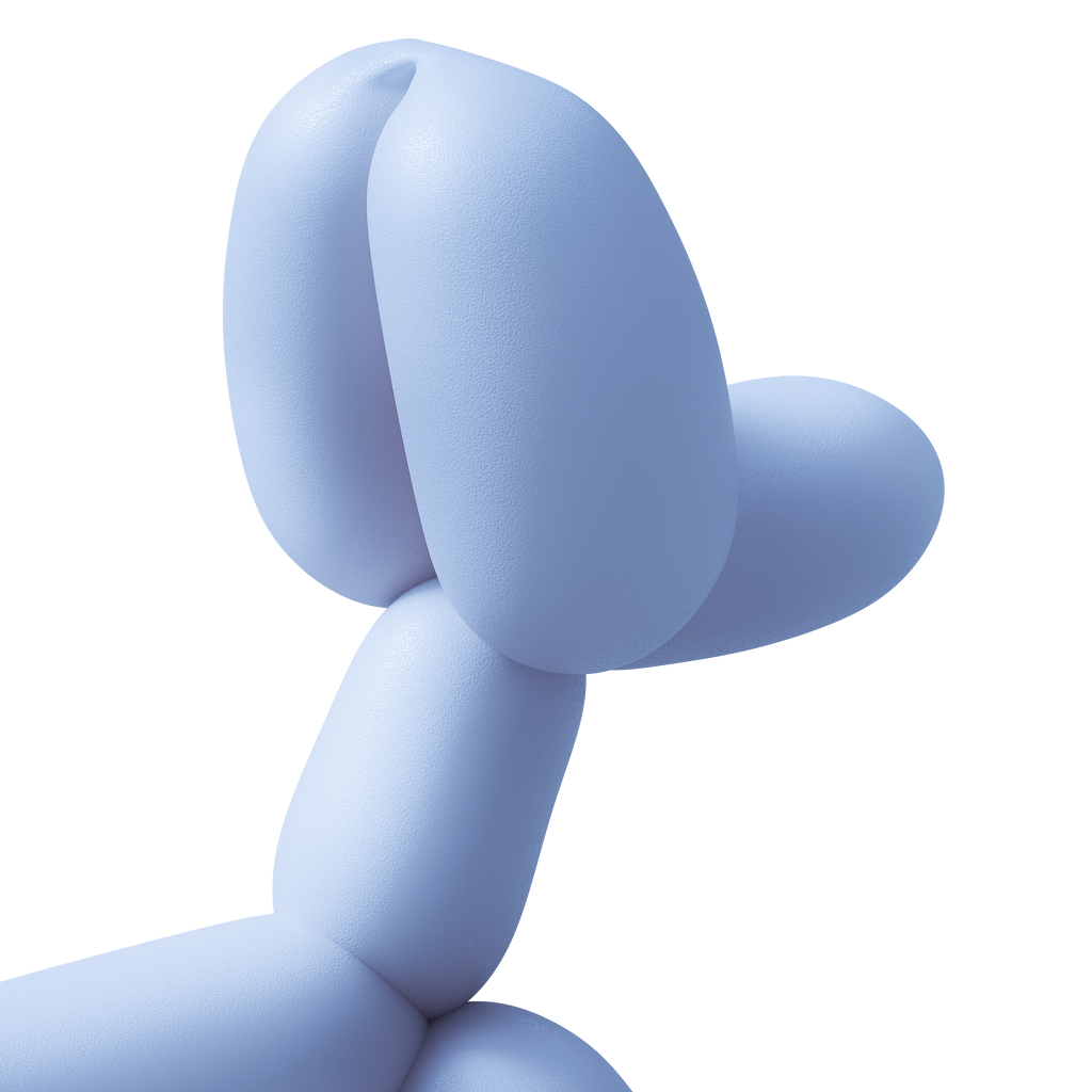 Balloon Dog Toy — Sky