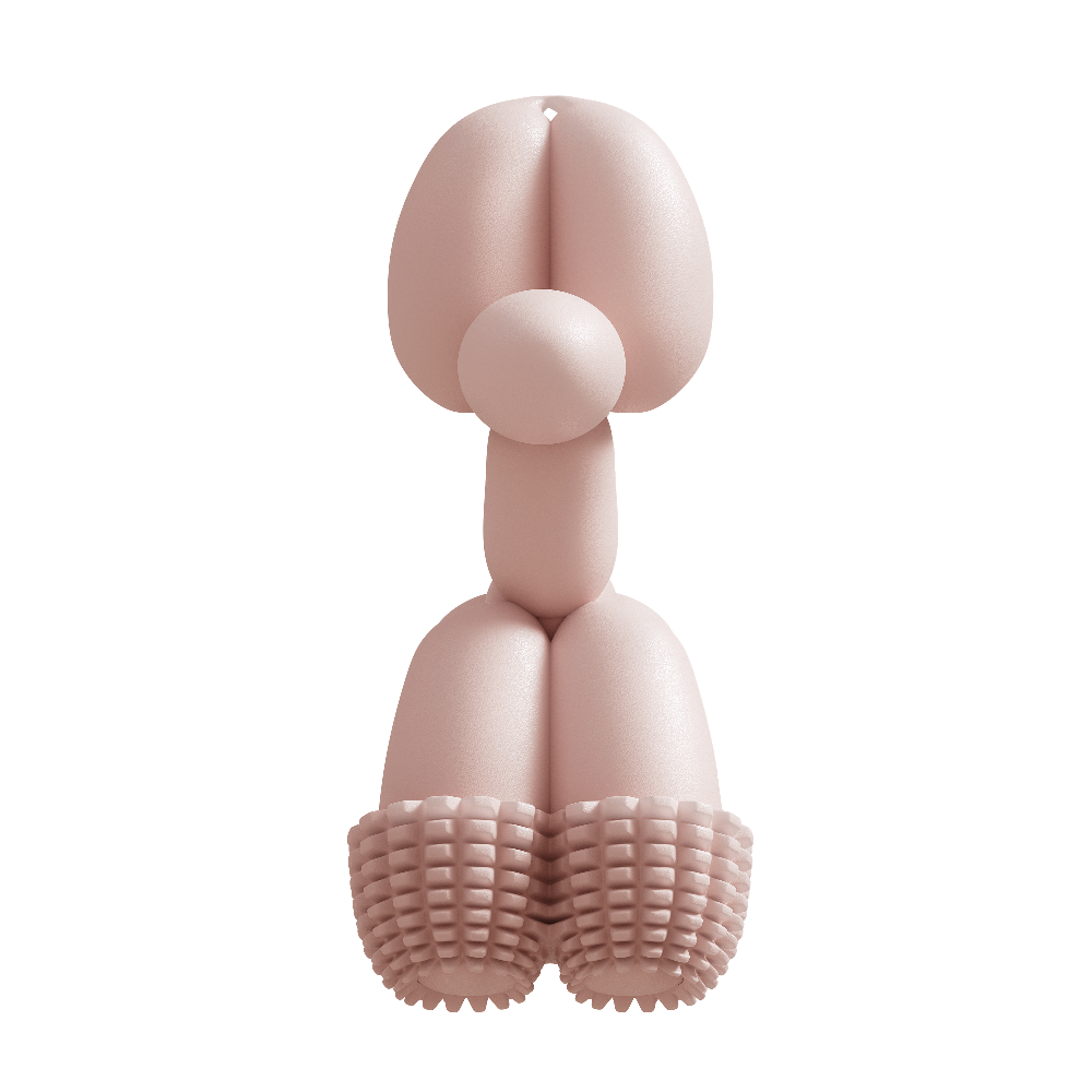 Balloon Dog Toy — Blush